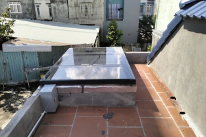 Giếng trời thông minh mái lật – Nha trang 