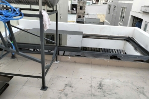 Giếng trời kéo tay – công trình Bình phước 