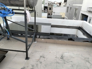 Giếng trời kéo tay – công trình Bình phước 